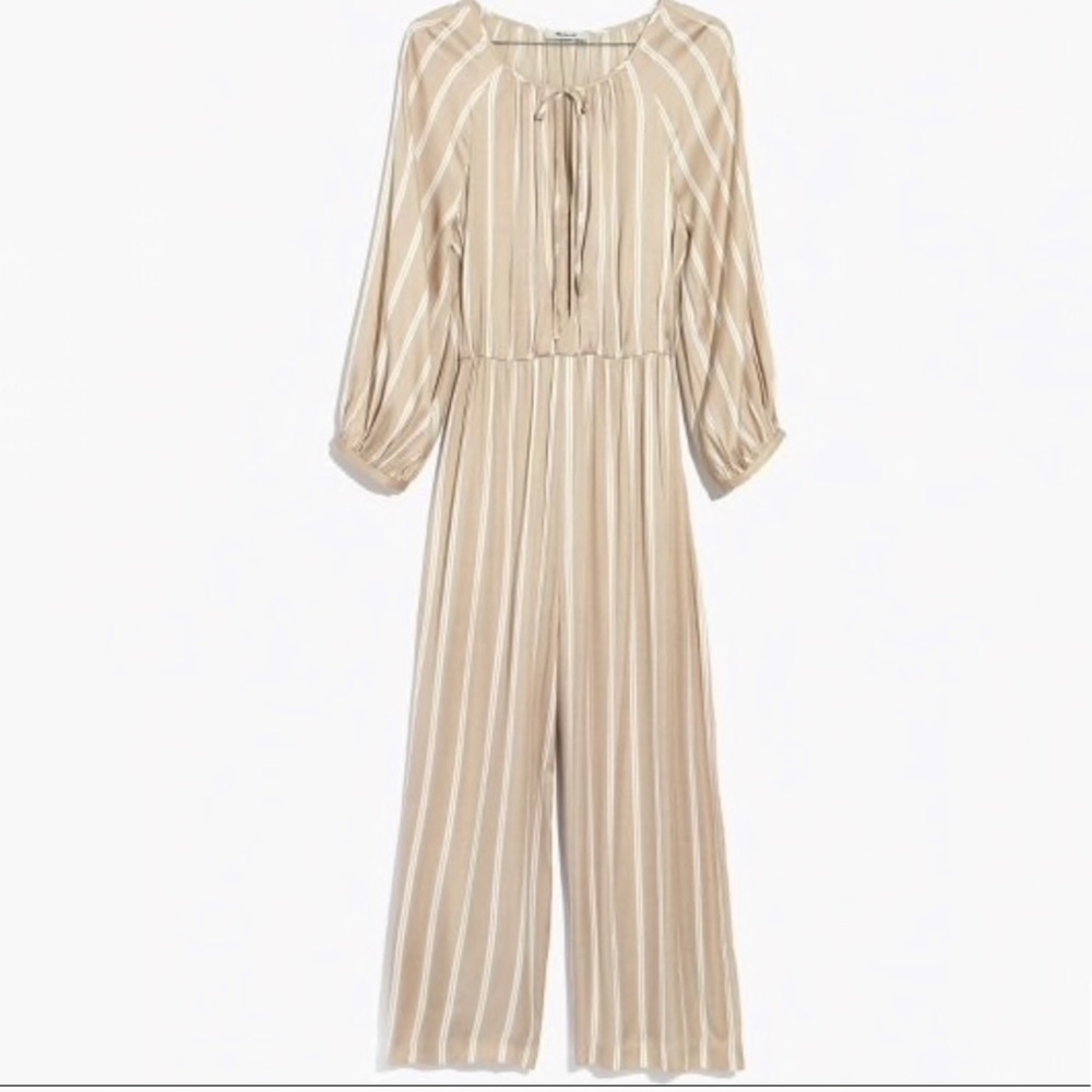 Madewell Striped Cypress Jumpsuit Sz Small - Picture 7 of 7